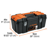 Truper 20" Tool Box With Metal Latches.